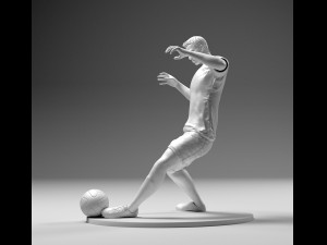 footballer 02 sledge strike 01 stl 3d print model 3D Print Model