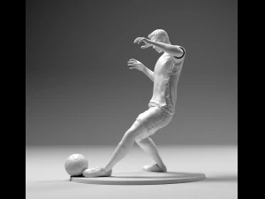 footballer 02 sledge strike 01 stl 3d print model 3D Print Model