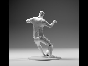 footballer 02 sledge strike 01 stl 3d print model 3D Print Model
