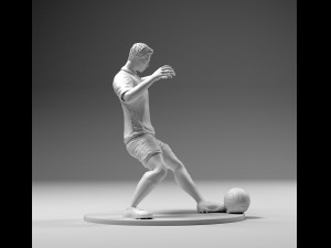 footballer 02 sledge strike 01 stl 3d print model 3D Print Model