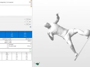 footballer 02 sledge strike 01 stl 3d print model 3D Print Model