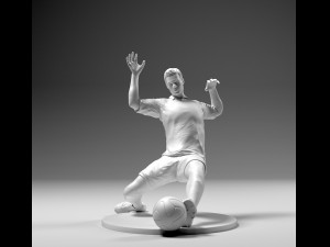 footballer 02 sledge strike 02 stl Modello di stampa 3D