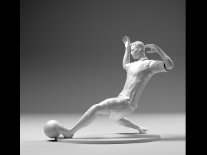 footballer 02 sledge strike 02 stl Modello di stampa 3D