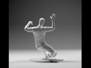 footballer 02 sledge strike 02 stl Modello di stampa 3D