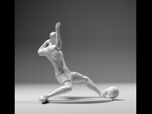 footballer 02 sledge strike 02 stl Modello di stampa 3D