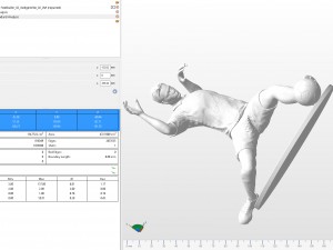 footballer 02 sledge strike 02 stl Modello di stampa 3D