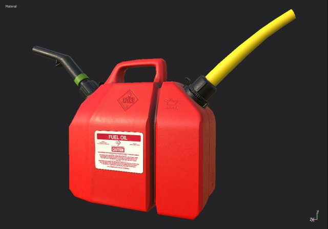 oil canister 01 pbr Model 3D .c4d .max .obj .3ds .fbx .stl .blend 
