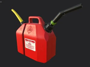 oil canister 01 pbr 3D Model
