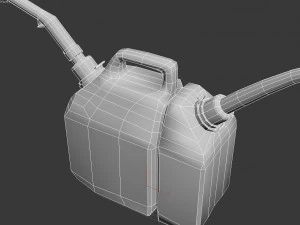 oil canister 01 pbr 3D Model