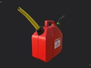 oil canister 01 pbr 3D Model