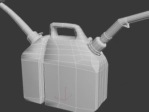 oil canister 01 pbr 3D Model