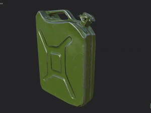 tanica olio 02 pbr Modello 3D