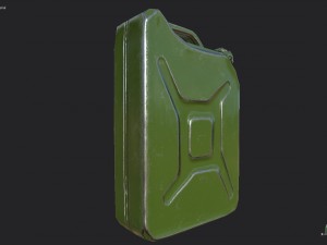 oil canister 02 pbr 3D Модель