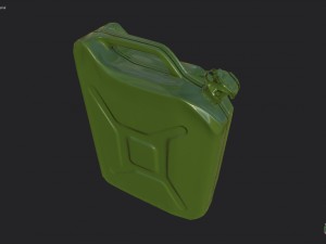 oil canister 02 pbr 3D Модель