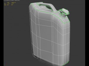 oil canister 02 pbr 3D Модель
