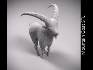 mountain goat stl 3D Print Model