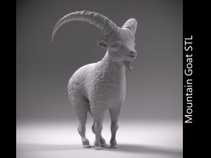 mountain goat stl 3D-Druckmodell