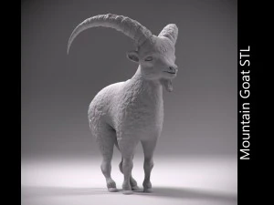 mountain goat stl 3D Print Model