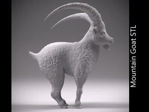 mountain goat stl 3D-Druckmodell