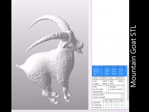 mountain goat stl 3D Print Model