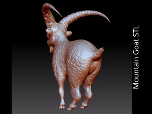 mountain goat stl 3D-Druckmodell