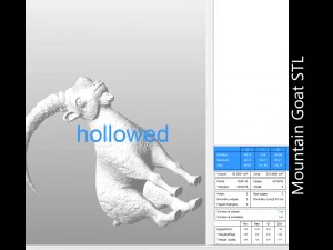mountain goat stl 3D Print Model