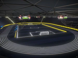 glow stadium pbr 3D Model