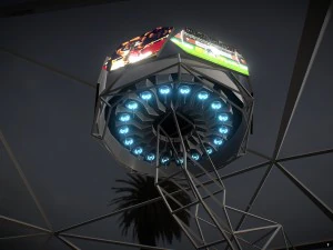 glow stadium pbr 3D Model