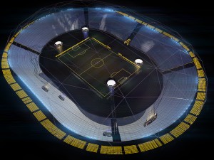 glow stadium vray 3D Model