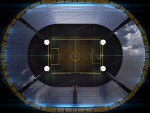 glow stadium vray 3D Model