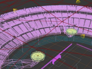 glow stadium vray 3D Model