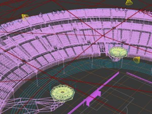 glow stadium vray 3D Model