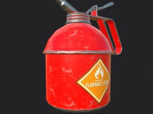 oil canister 03 pbr 3D Model