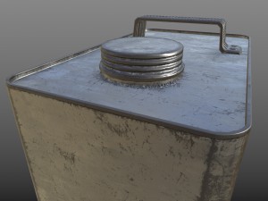 oil canister 04 pbr 3D Модель
