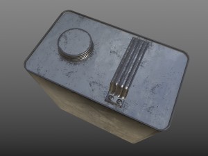 oil canister 04 pbr 3D Модель