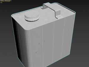 oil canister 04 pbr 3D Модель