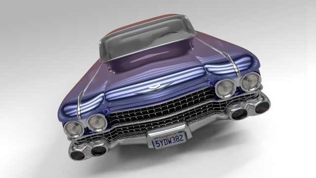 cadillac 1959 series Modelo 3D .c4d .max .obj .3ds .fbx .stl .blend 