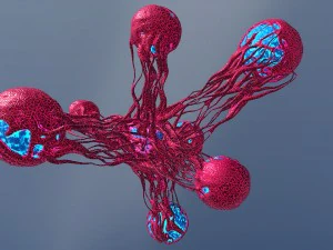 kankergroei laag poly pbr-model 3D Model