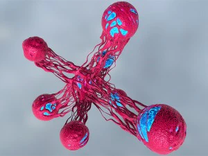 kankergroei laag poly pbr-model 3D Model