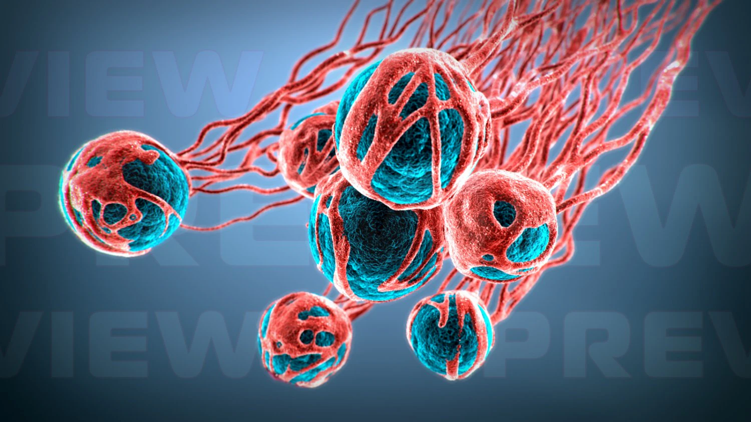 cancer growth 2 static hipoly 3D Model .c4d .max .obj .3ds .fbx .stl .blend 
