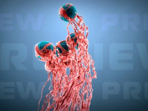 cancer growth 2 static hipoly 3D Model