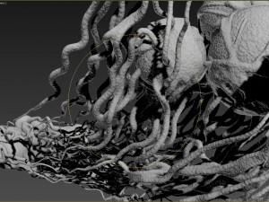 cancer growth 2 static hipoly 3D Модель