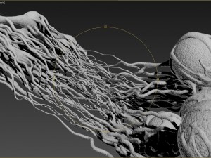 cancer growth 2 static hipoly 3D Модель