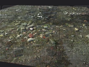 grungy groundplane pbr tiled 3D Model