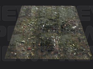 grungy groundplane pbr tiled 3D Model