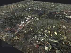 grungy groundplane pbr tiled 3D Model