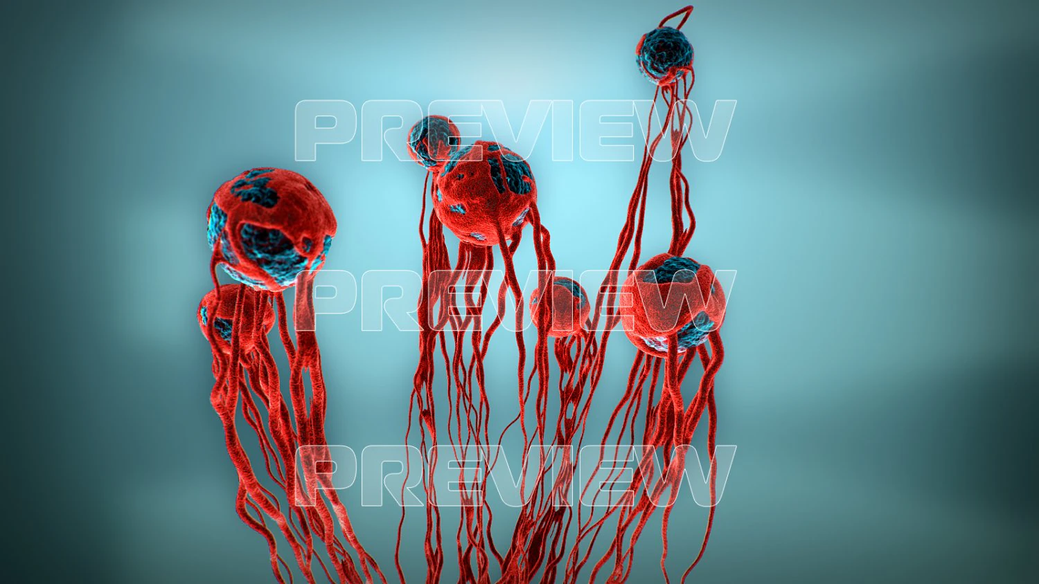 cancer growth static 3 3D Model .c4d .max .obj .3ds .fbx .stl .blend