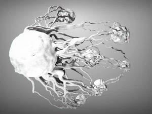 cancer growth static 3 3D Model
