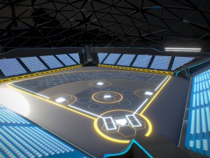 baseball glow stadium pbr 3D Модель