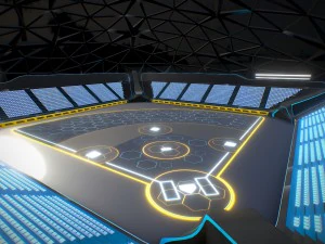 baseball glow stadium pbr 3D Model